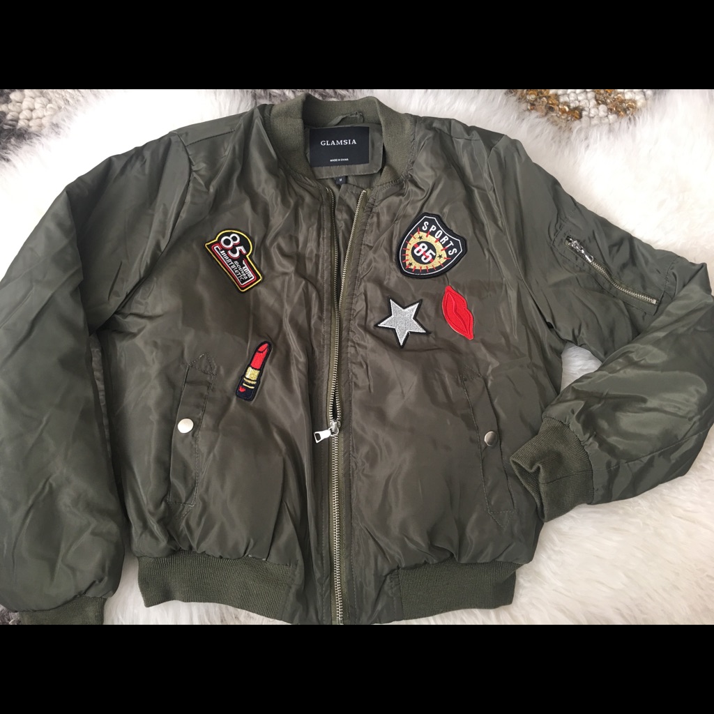 Brand New Army Green Bomber Jacket Brand New Army Green Bomber Jacket